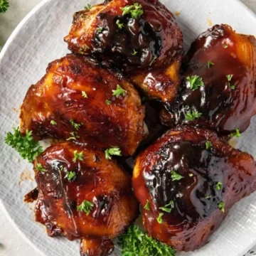 Sweet & Sticky Baked BBQ Chicken