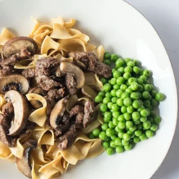 Braised Beef Stroganoff
