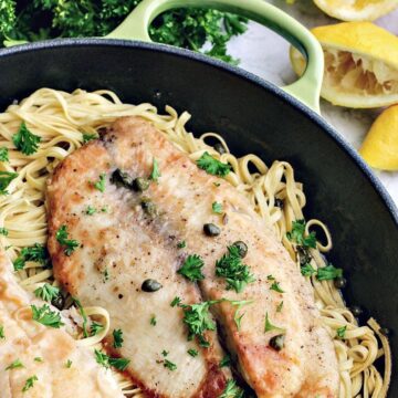 Tilapia Piccata Dinner