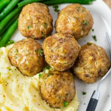 Homemade Turkey Meatballs - 4 oz