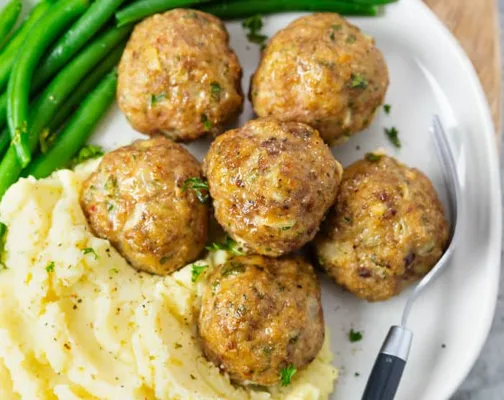 Homemade Turkey Meatballs - 4 oz